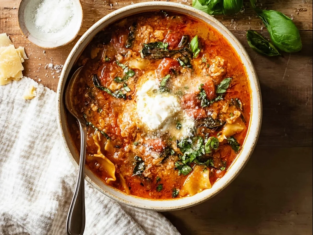 Easy Lasagna Soup Recipe: Weeknight Comfort in a Bowl - Image 2