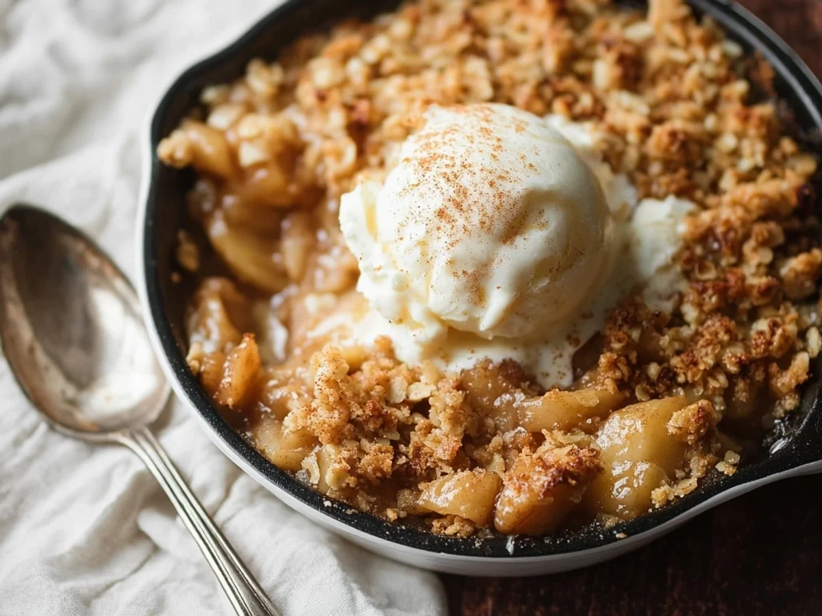 Easy Old Fashioned Apple Crisp Recipe: Warm Dessert Bliss - Image 1