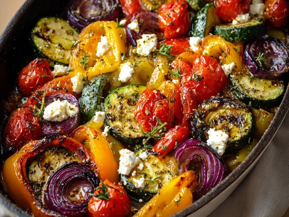 Easy One Pan Greek Vegetables: Roasted Medley Magic - Image 2