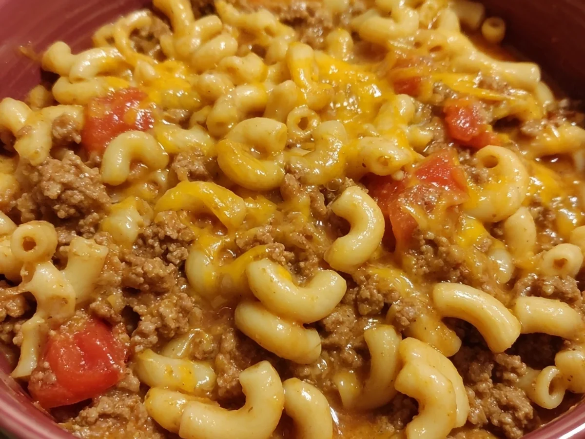 Easy One-Pot Taco Macaroni: High-Protein Dinner - Image 1