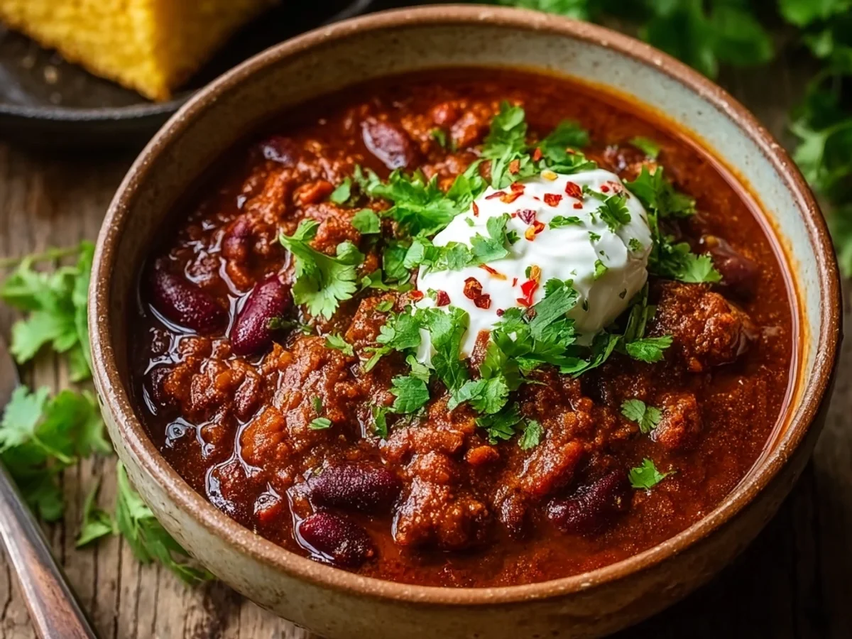 Easy Slow Cooker Chili: Hearty Weeknight Comfort - Image 1