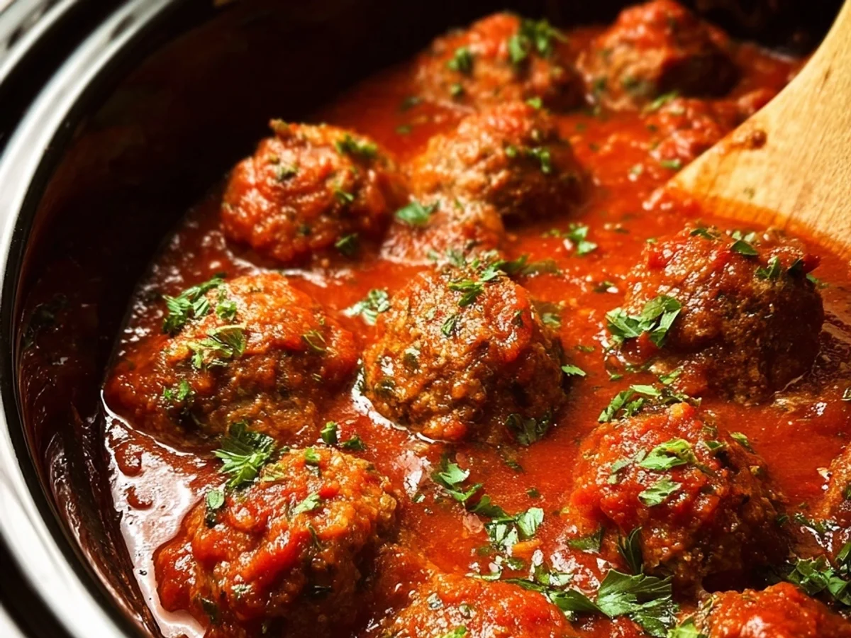 Easy Slow Cooker Meatballs: Simple Weeknight Dinner - Image 1