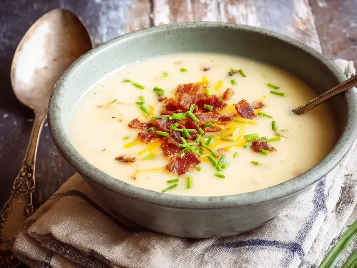 Easy Slow Cooker Potato Soup: Creamy & Simple - Image 1