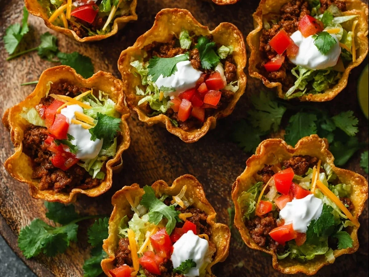 Easy Taco Cups: Quick Weeknight Dinner Win! - Image 1