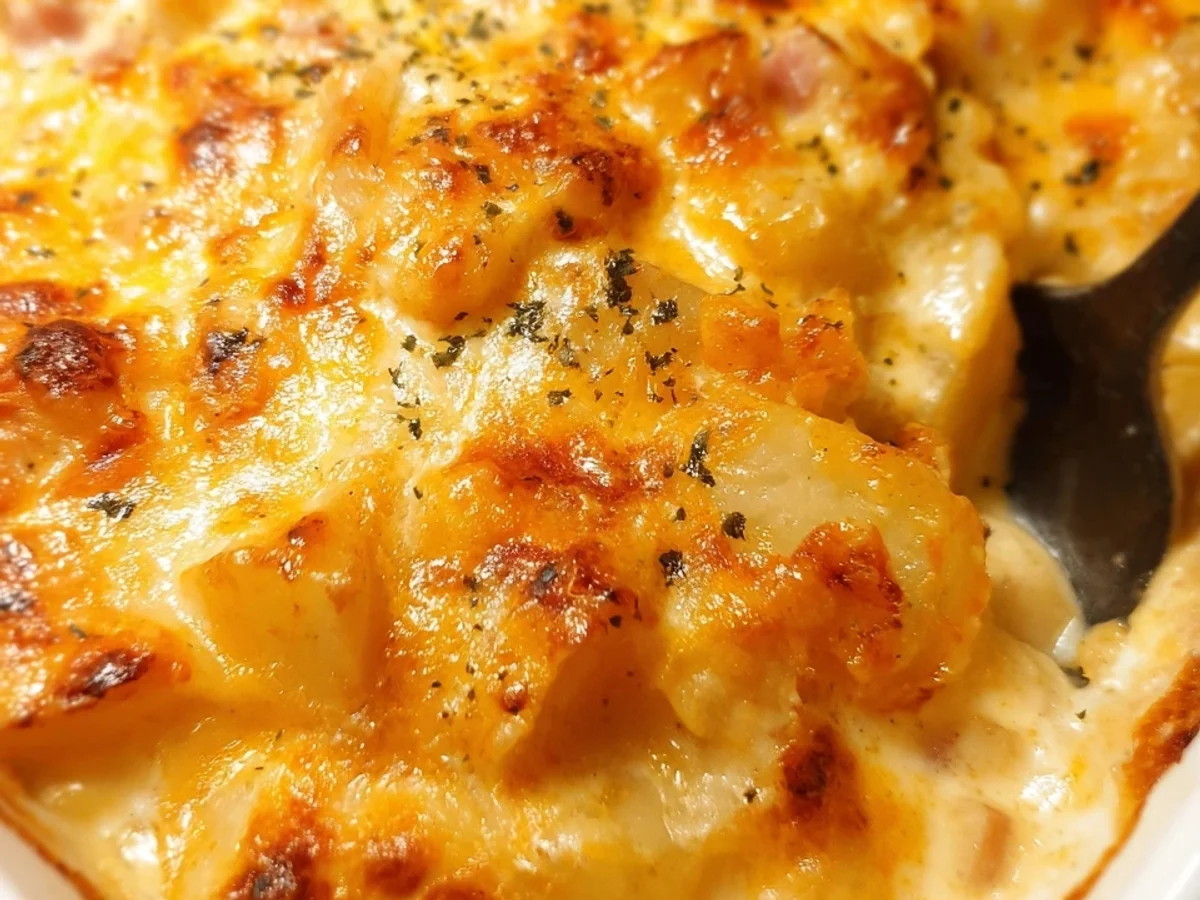 Easy Turkey Ham & Potato Casserole Recipe - Image 1