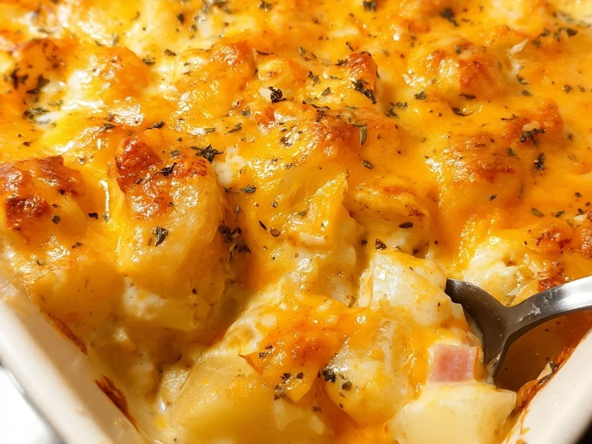 Easy Turkey Ham & Potato Casserole Recipe - Image 2