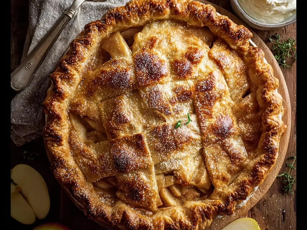 Flaky Apple Pie: Rustic & Simple Baking Recipe - Image 2