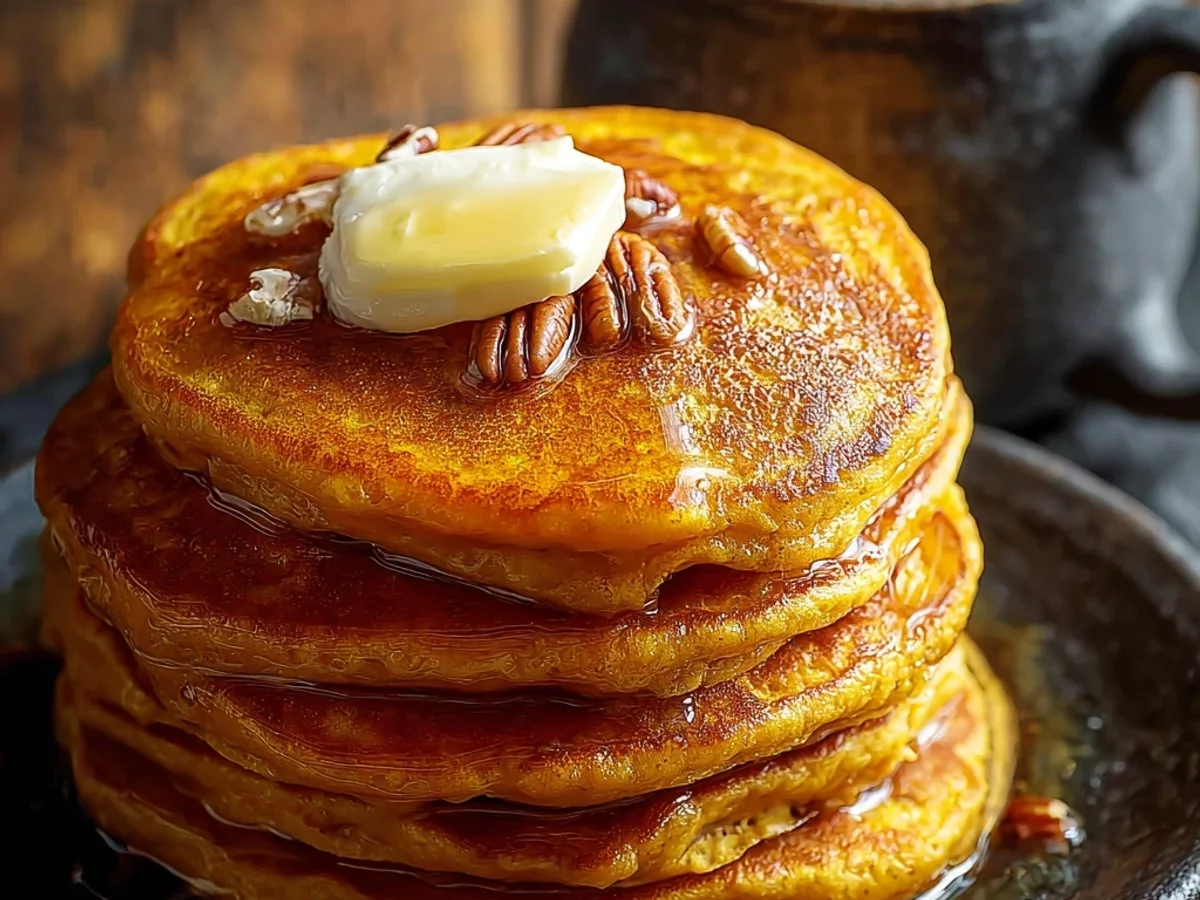 Fluffy Pumpkin Pancakes: A Fall Morning Delight - Image 2