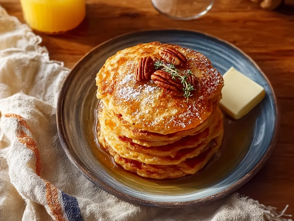 Fluffy Pumpkin Pancakes: A Weekend Morning Treat - Image 1