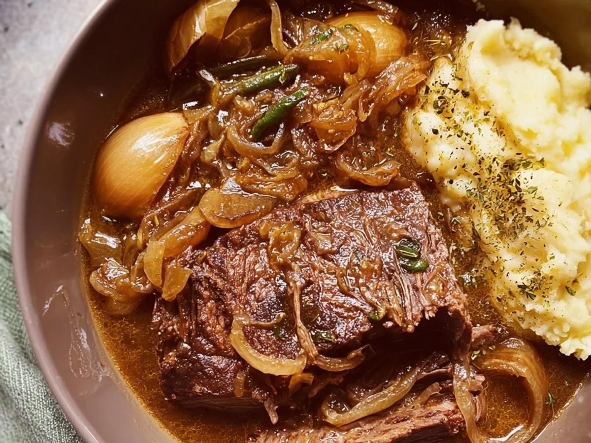 French Onion Pot Roast (Slow Cooker or Dutch Oven) - Image 2