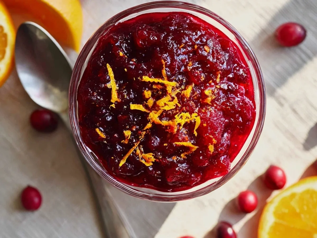 Fresh Cranberry Orange Sauce: Tangy & Bright - Image 1