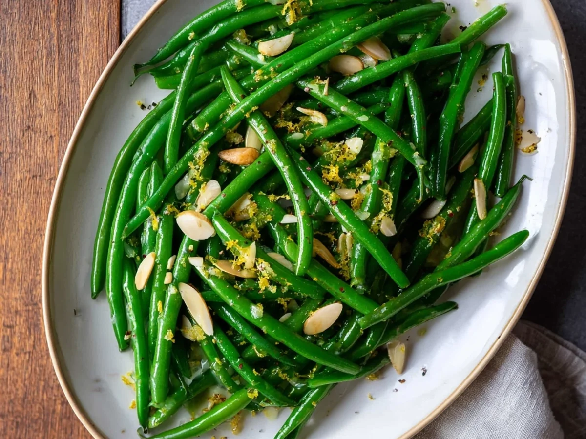 Fresh Garlic Sauteed Green Beans: Simple Side Dish - Image 1