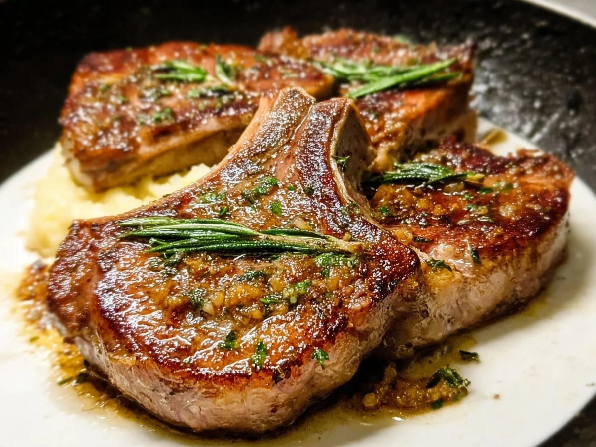 Garlic Butter Pan Seared Lamb Chops (20-Minutes) - Image 2