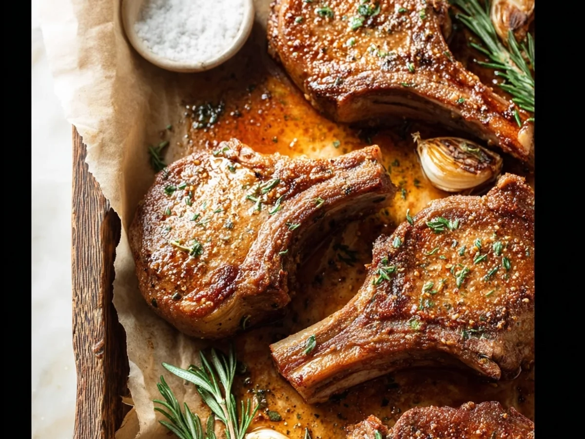 Garlic-Herb Baked Lamb Chops: Simple & Flavorful - Image 2