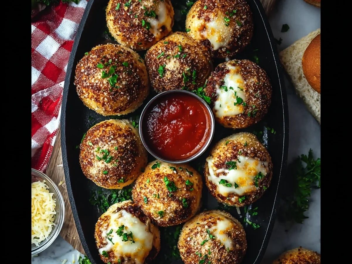 Garlic Parmesan Cheeseburger Bombs: Cheesy, Savory Bites - Image 2