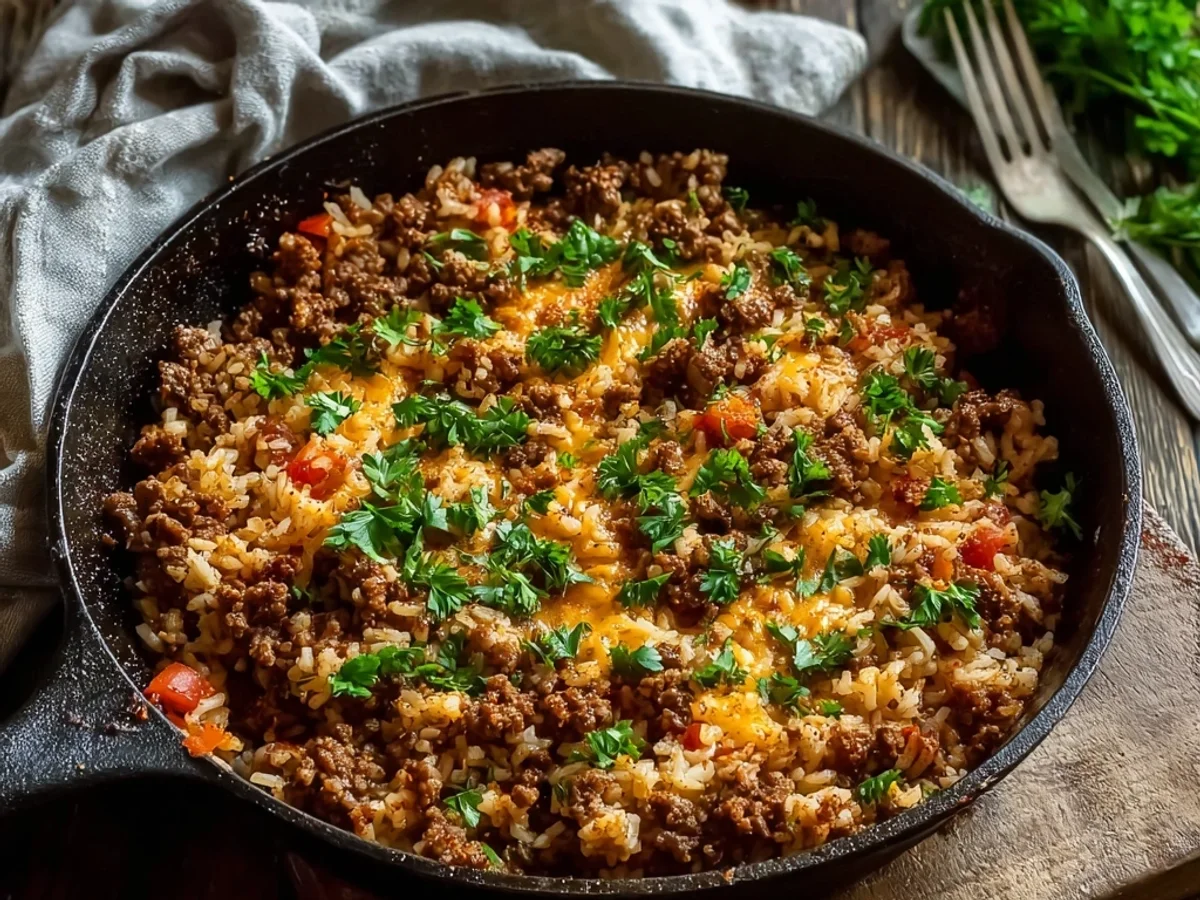 Ground Beef and Rice Skillet: Simple One-Pan Dinner - Image 2
