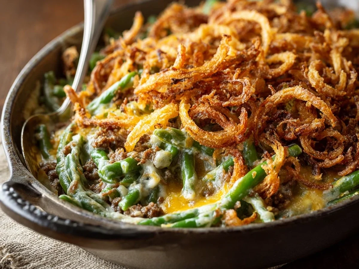 Hamburger Green Bean Casserole: Simple Weeknight Comfort - Image 1