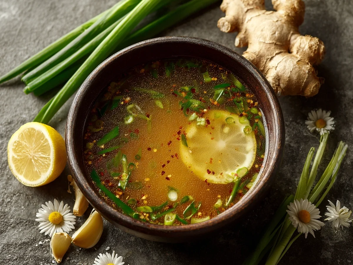 Healing Miso-Ginger Lemon Detox Broth - Image 2