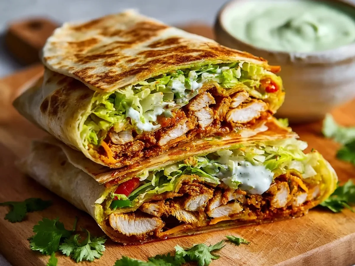 Healthy Chicken Crunch Wrap: Crispy, Satisfying & Quick - Image 1