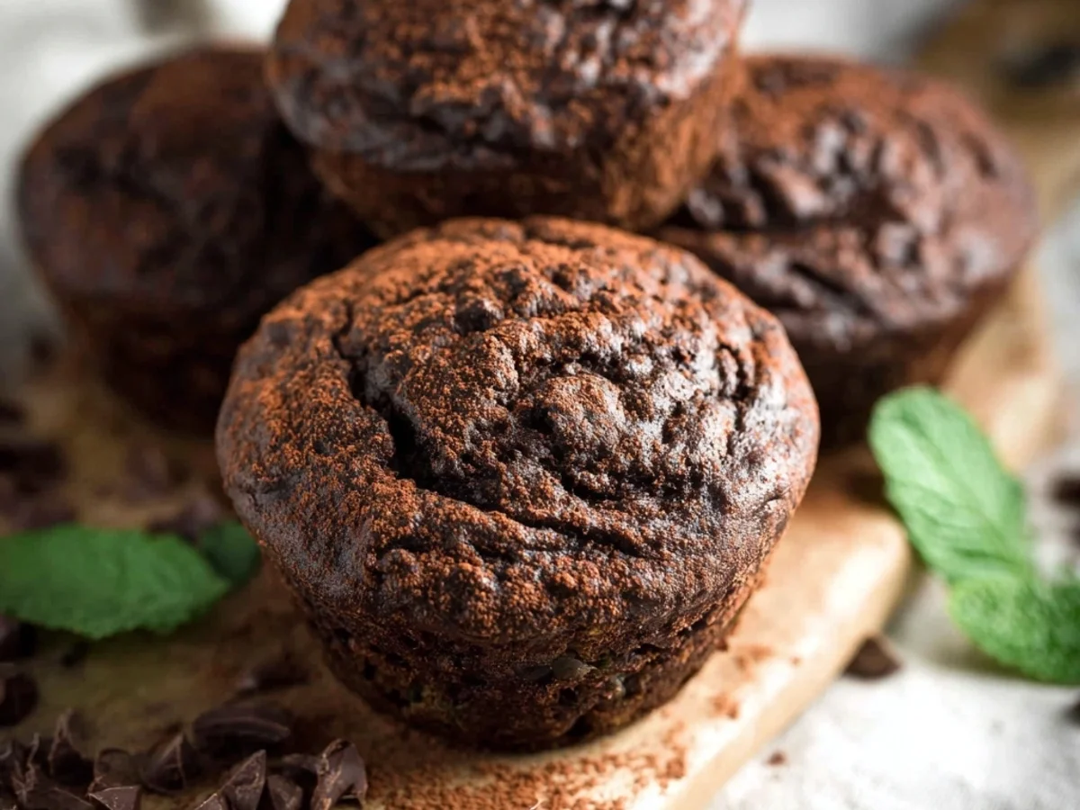 Healthy Double Chocolate Zucchini Muffins: A Sweet Secret - Image 2