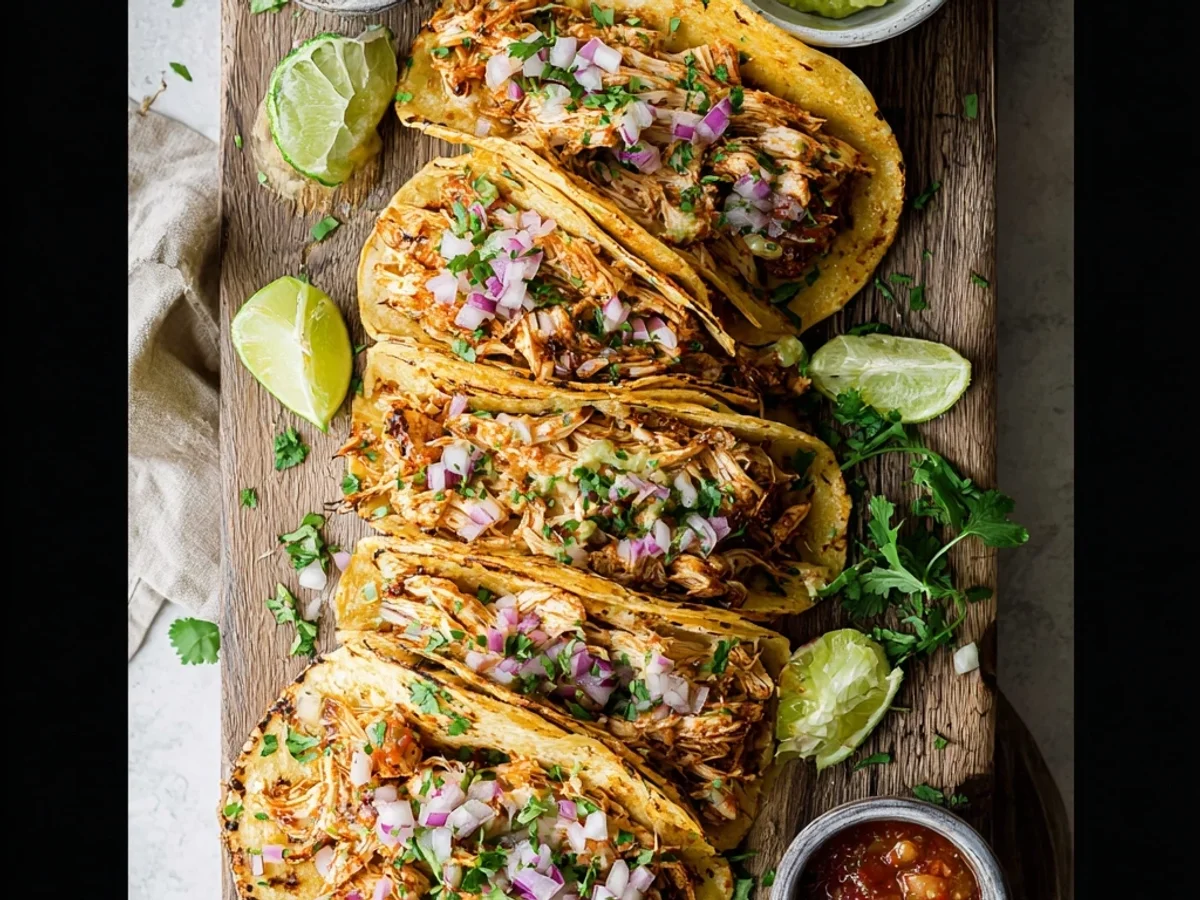 Healthy Slow Cooker Chicken Tacos: A Weeknight Win - Image 1