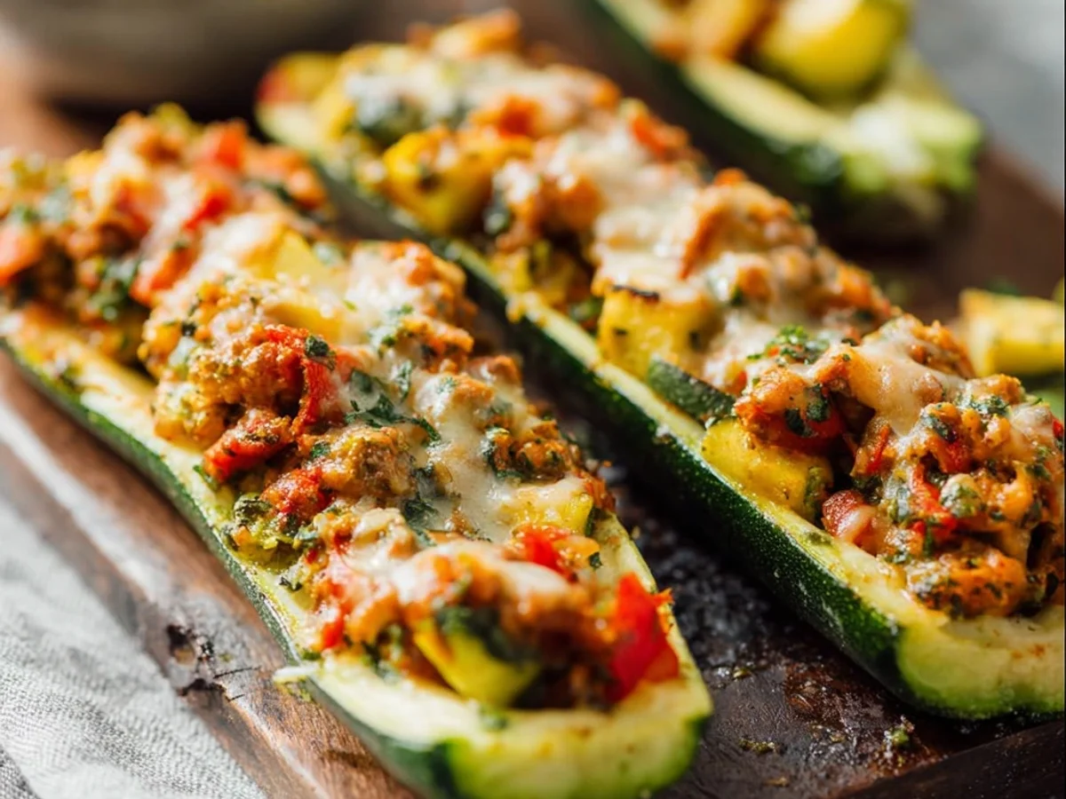Healthy Zucchini Boats: Easy Weeknight Meal - Image 1