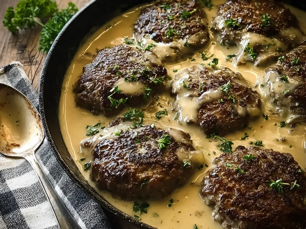 Hearty Amish Hamburger Steak Bake for Family Dinners - Image 2