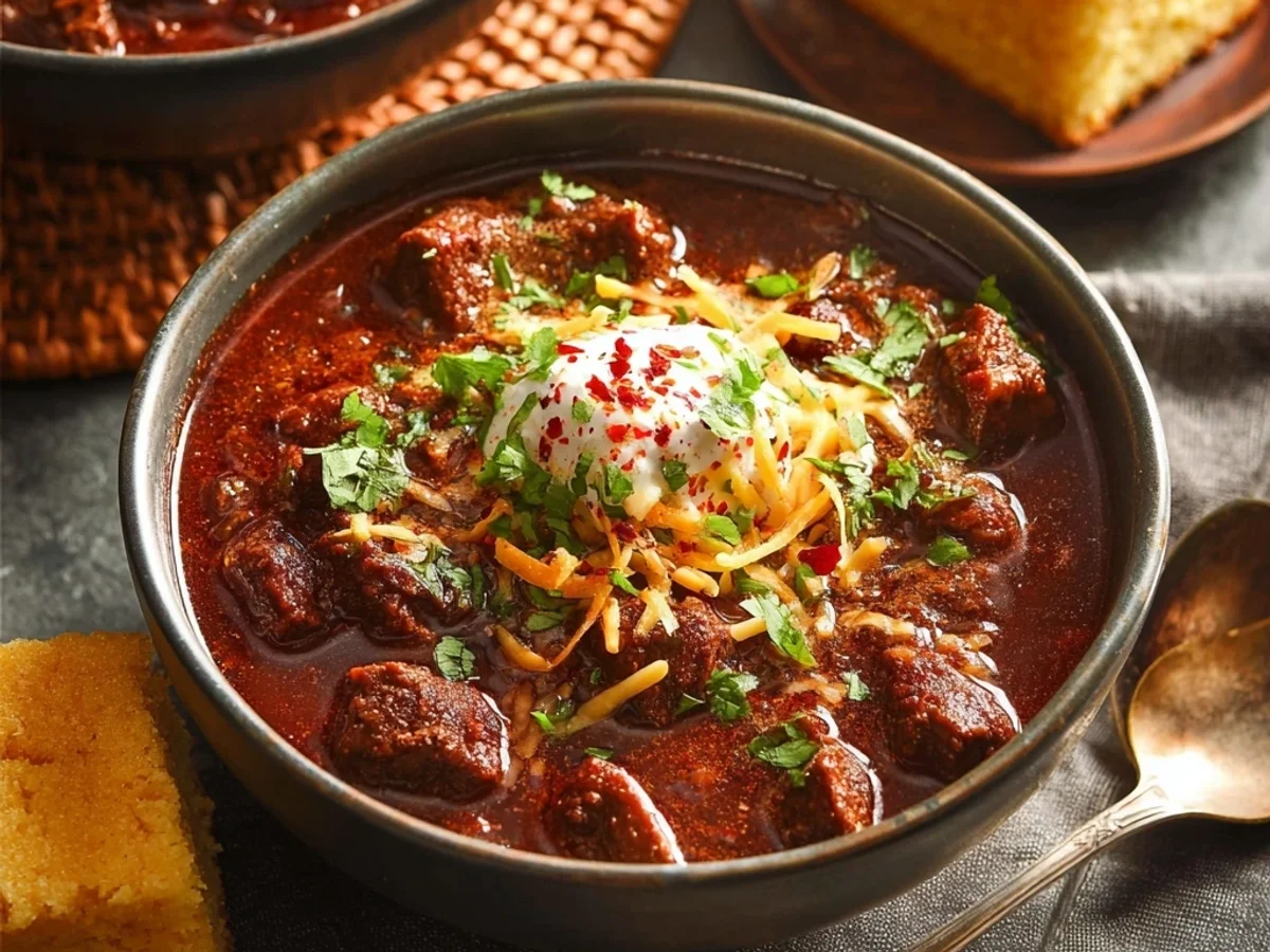 Hearty Beef Chili Recipe: Rich, Smoky Comfort - Image 1