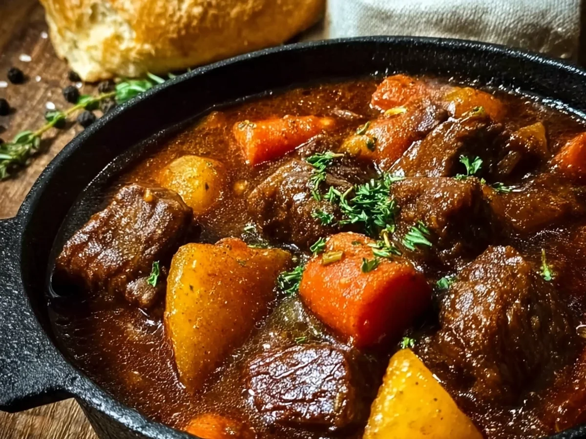 Hearty Beef Stew: Slow-Cooked Comfort in a Pot - Image 1