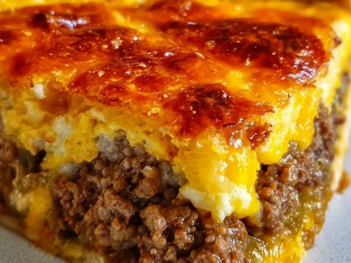 Hearty Cheeseburger Pie for Dinner - Image 1