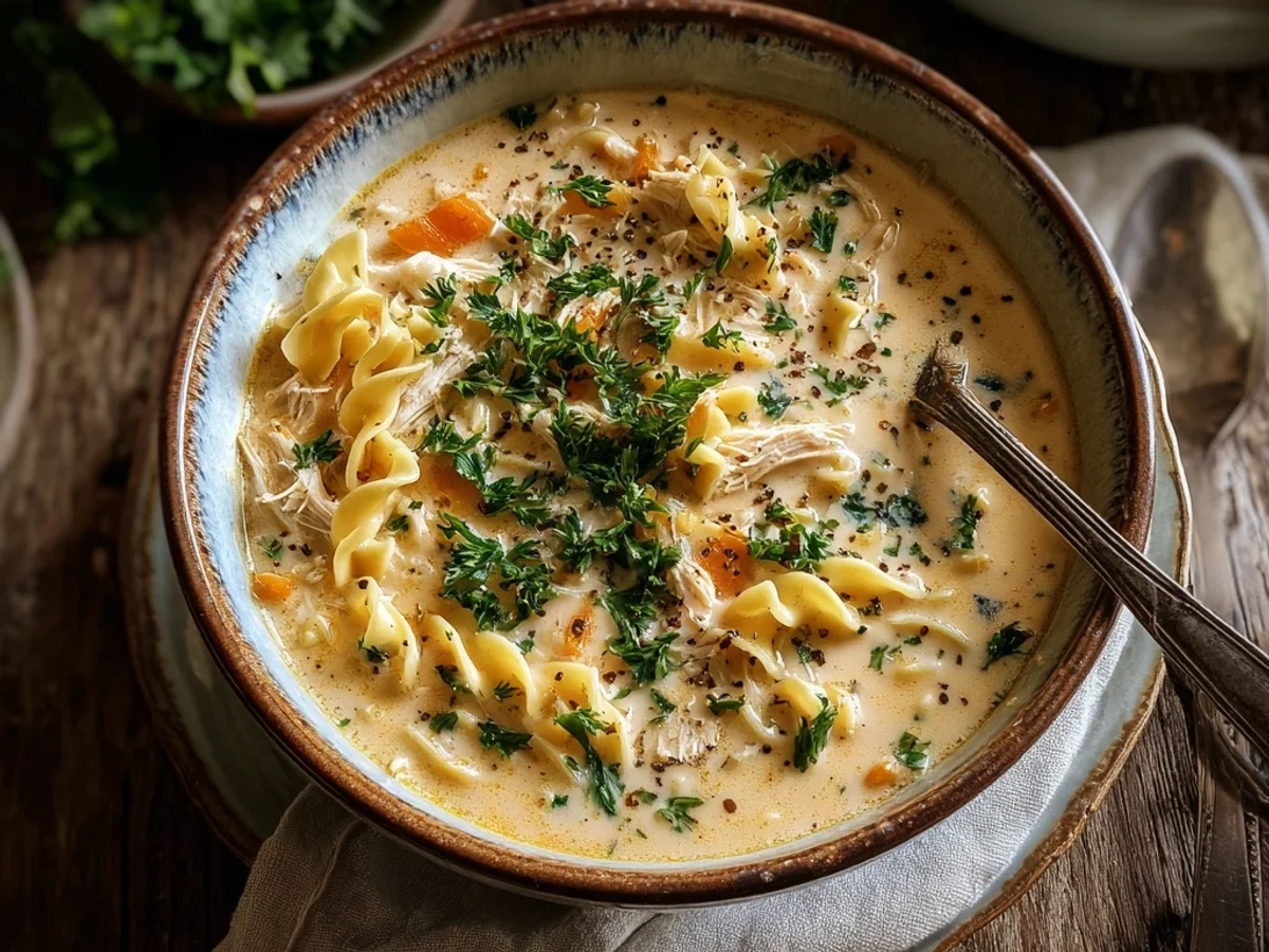 Hearty Crack Chicken Noodle Soup Recipe - Image 2