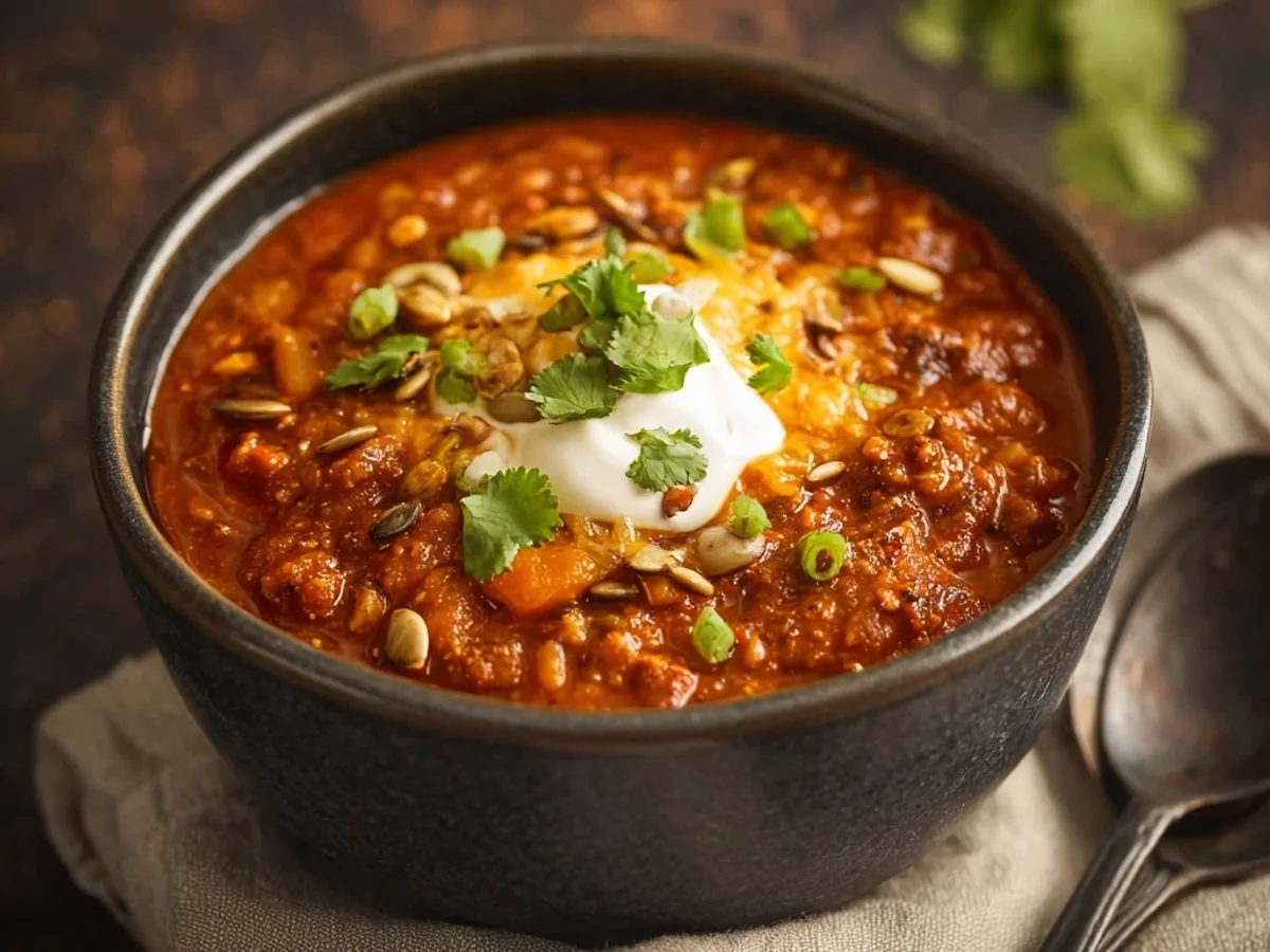 Hearty Crock Pot Pumpkin Chili Recipe - Image 1
