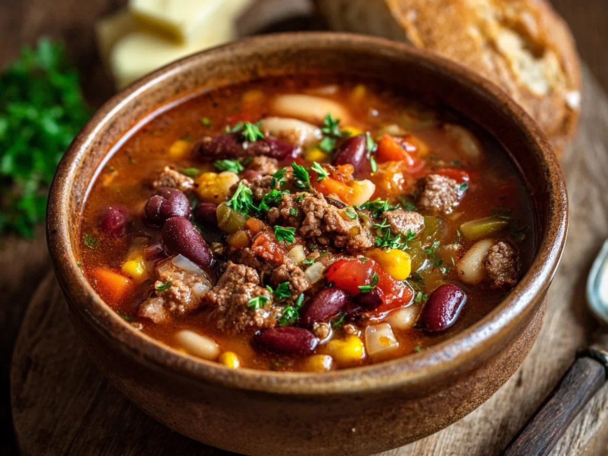 Hearty Crockpot Cowboy Soup: Easy Weeknight Dinner - Image 2