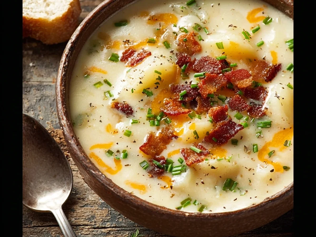 Hearty Crockpot Potato Soup: My Easy Creamy Recipe - Image 1