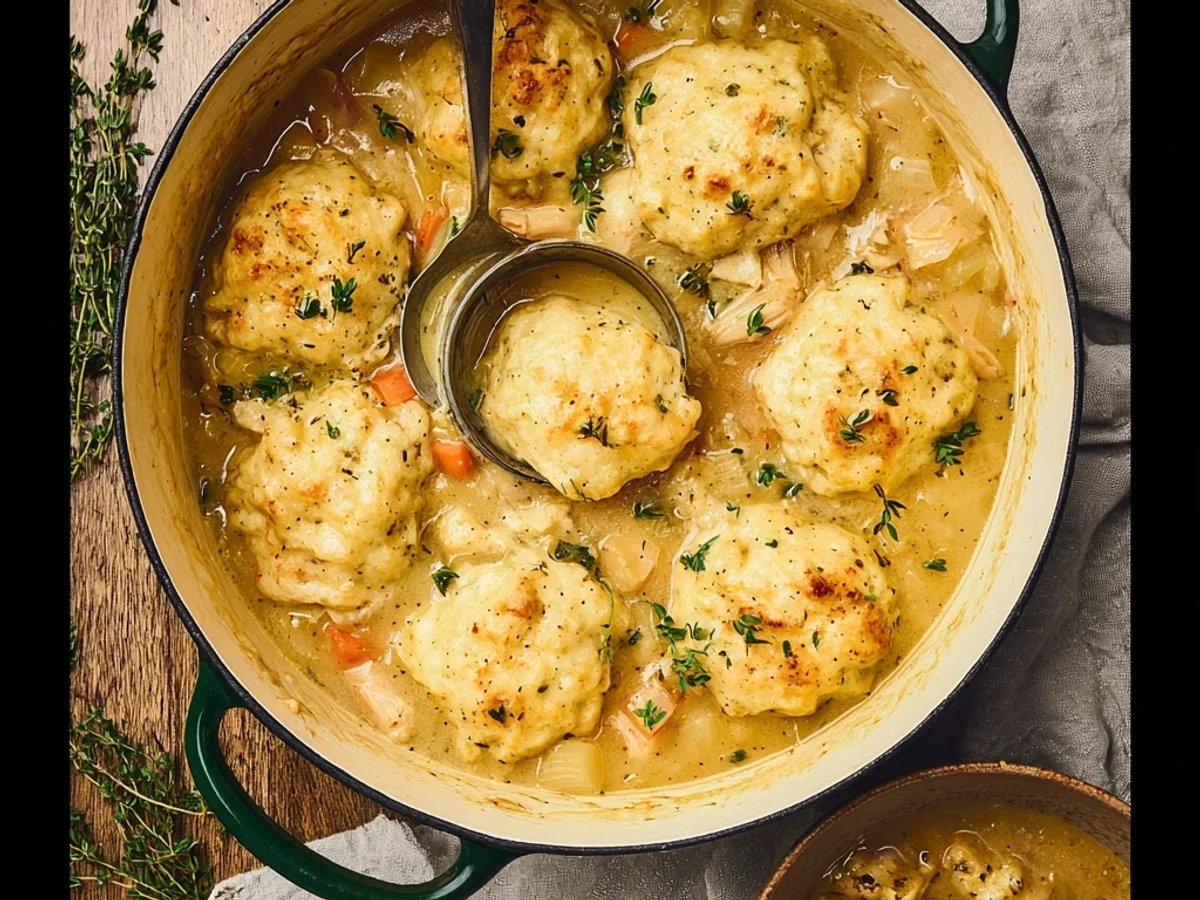 Hearty Dutch Oven Chicken and Dumplings for Comfort - Image 2