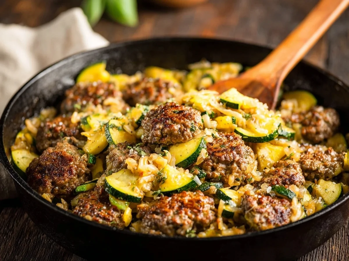 Hearty Hamburger Zucchini Skillet: Simple Family Dinner - Image 2