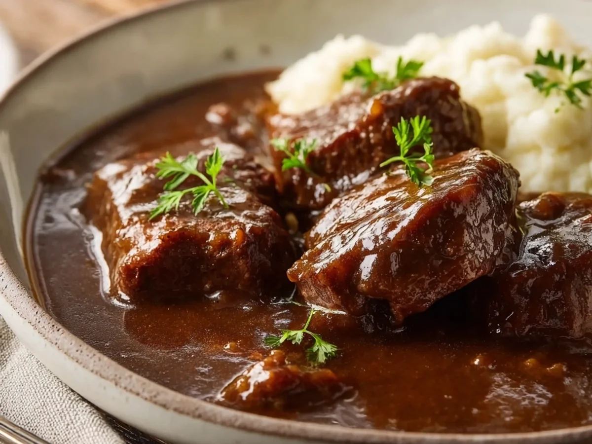 Hearty Sirloin Tips in Gravy: My Mom's Secret - Image 1