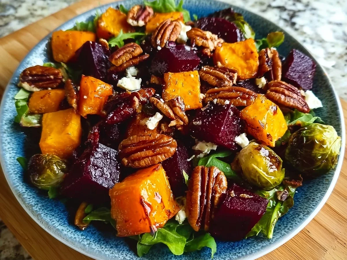 Hearty Winter Salad with Roasted Squash & Beets - Image 1