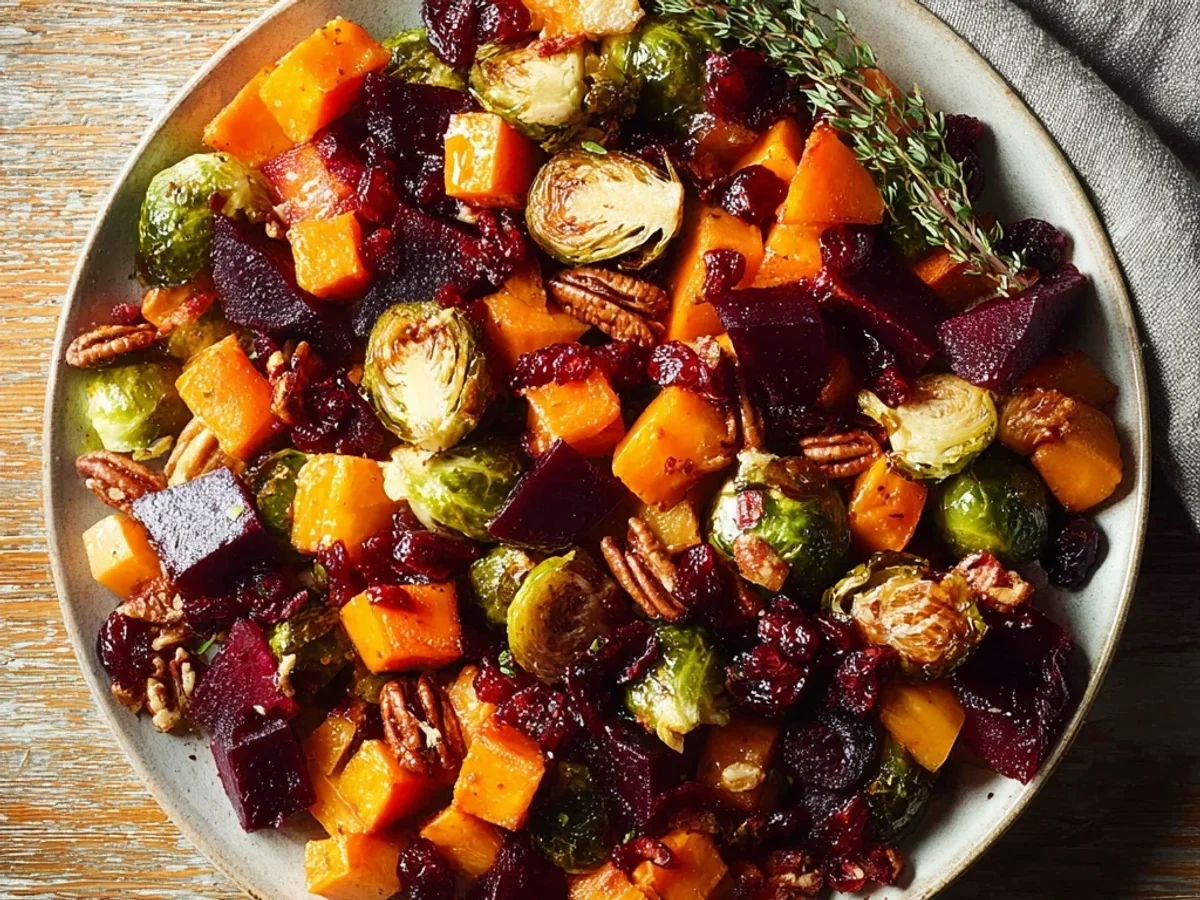 Hearty Winter Vegetable Salad with Citrus Vinaigrette - Image 2