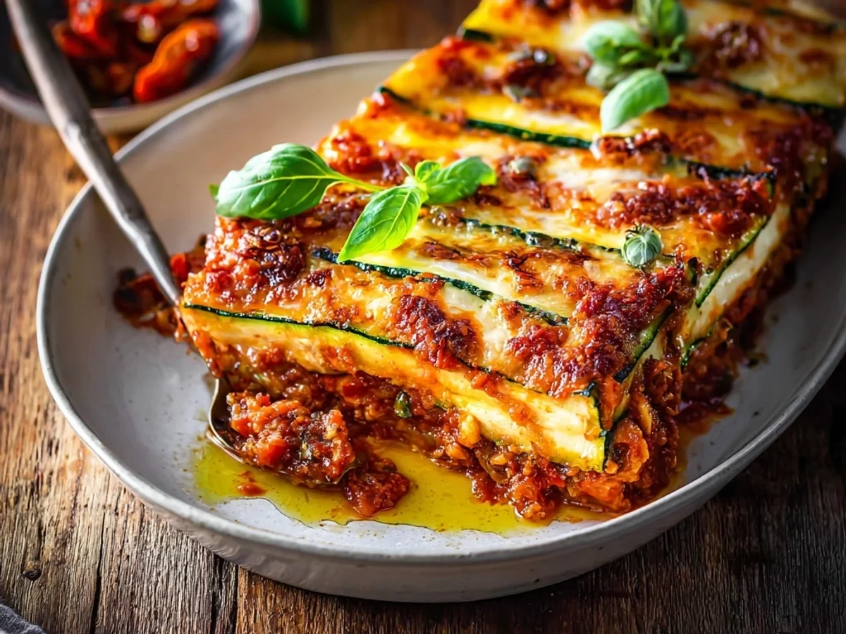 Hearty Zucchini Lasagna: A Homestyle Comfort Dish - Image 1