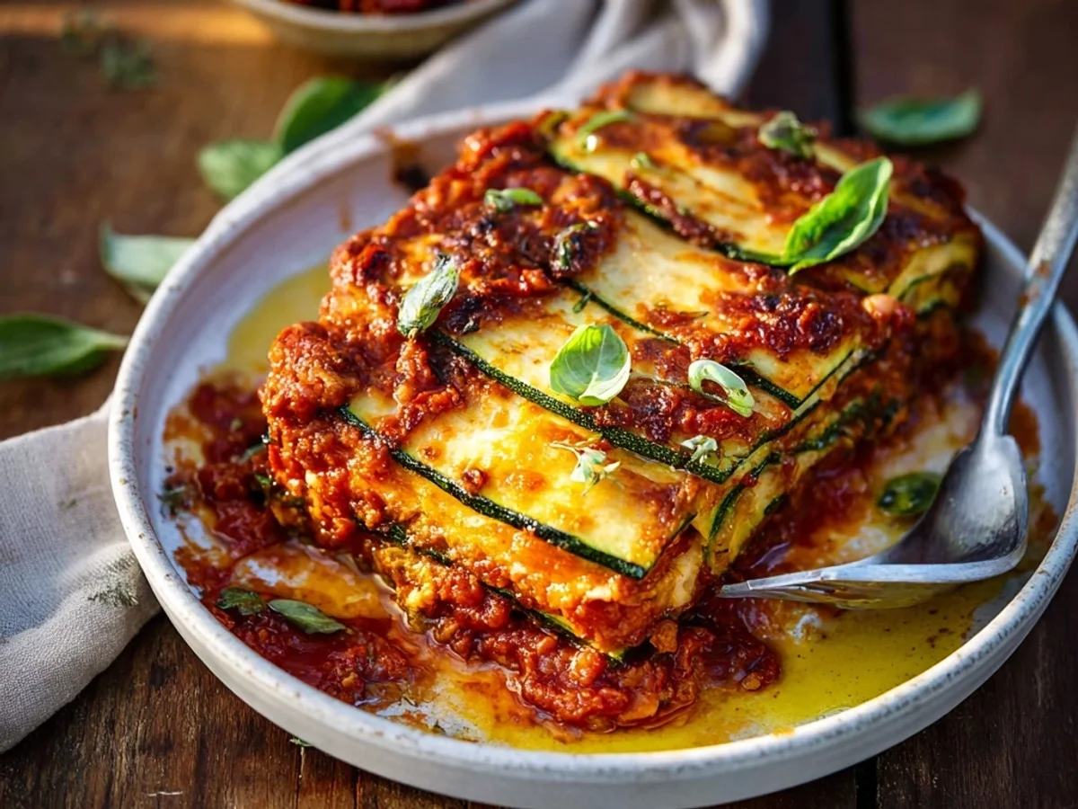 Hearty Zucchini Lasagna: A Homestyle Comfort Dish - Image 2