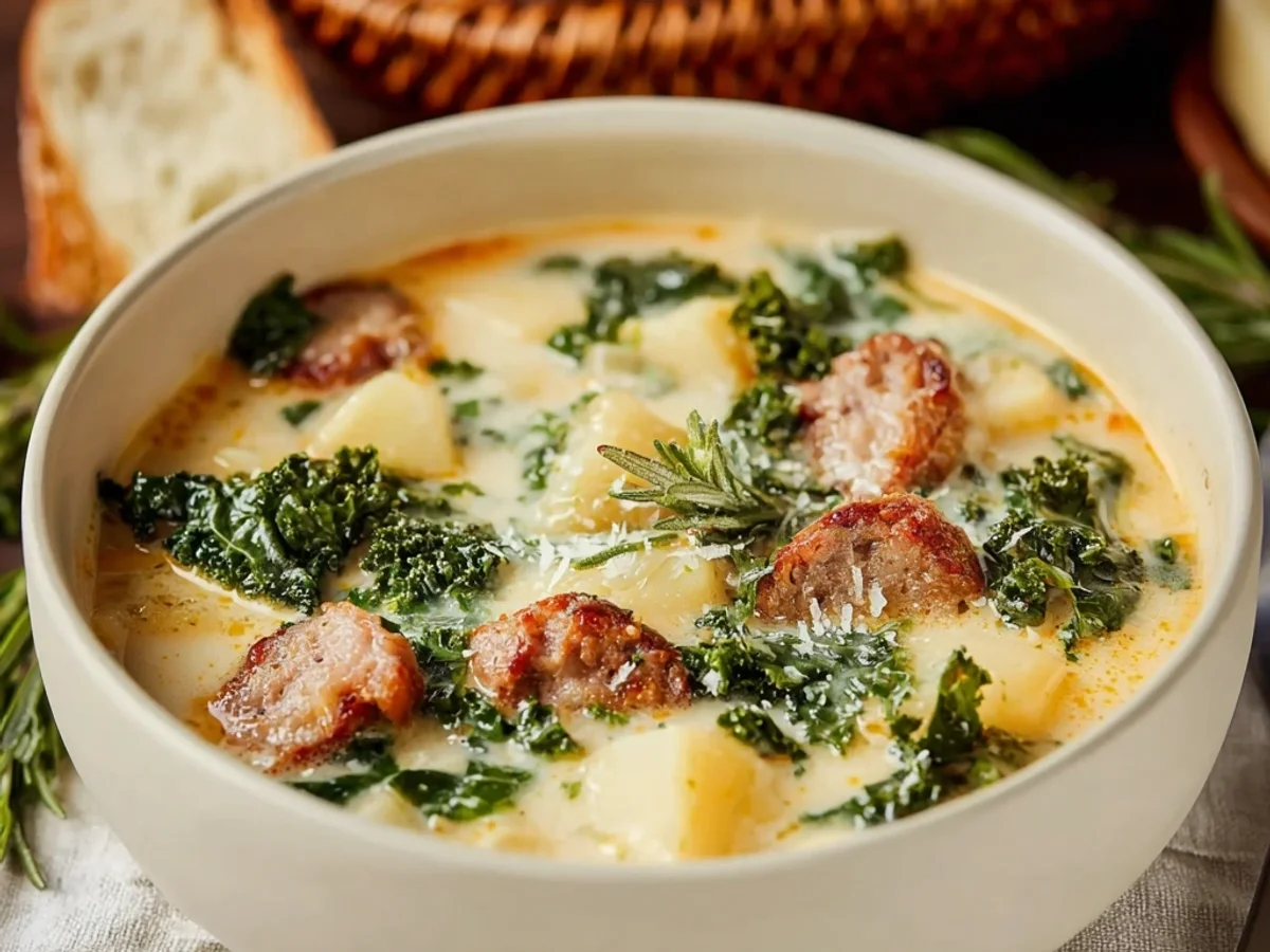 Hearty Zuppa Toscana Soup Recipe: A Rustic Dinner - Image 1