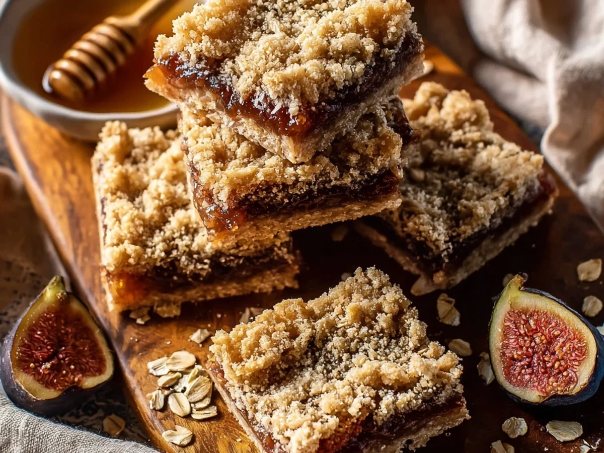 Homemade Fig Bars Oatmeal: Chewy, Fruity Morning Treat - Image 1