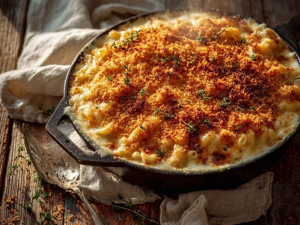 Homestyle Baked Mac and Cheese for Cozy Nights - Image 1