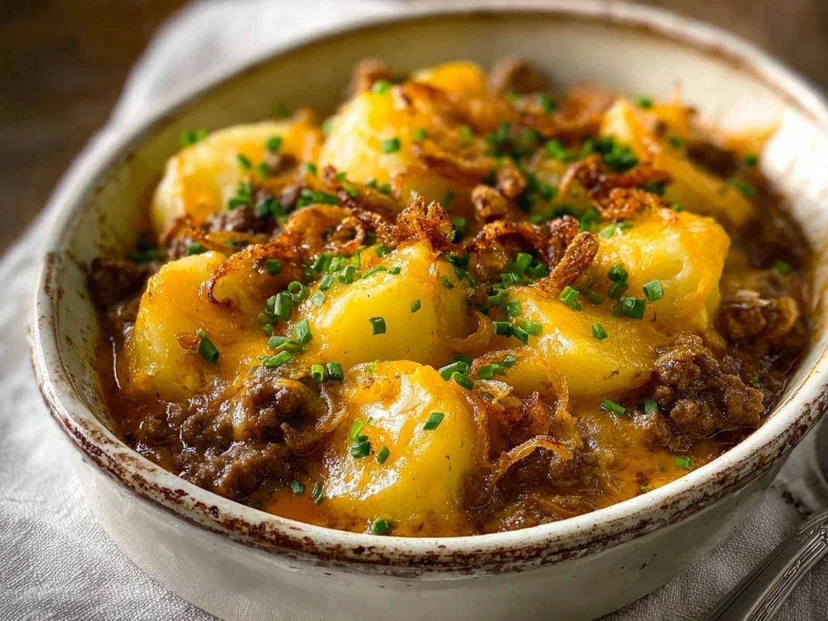 Homestyle Crockpot Hamburger Potato Casserole - Image 2