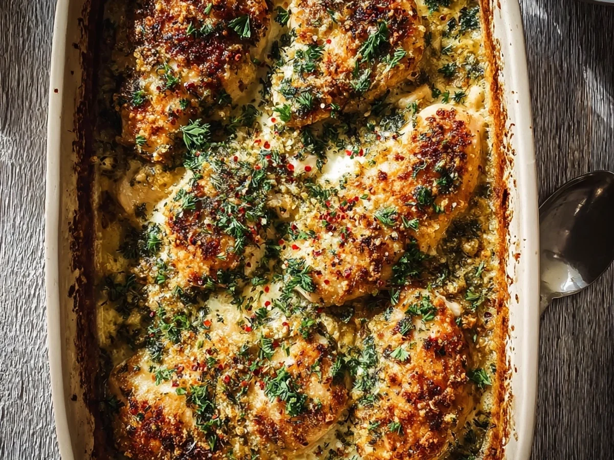Homestyle Garlic Parmesan Chicken Bake for Easy Dinners - Image 2