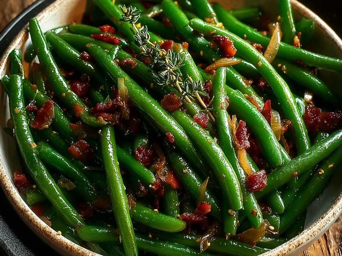 Homestyle Texas Roadhouse Green Beans Copycat - Image 1