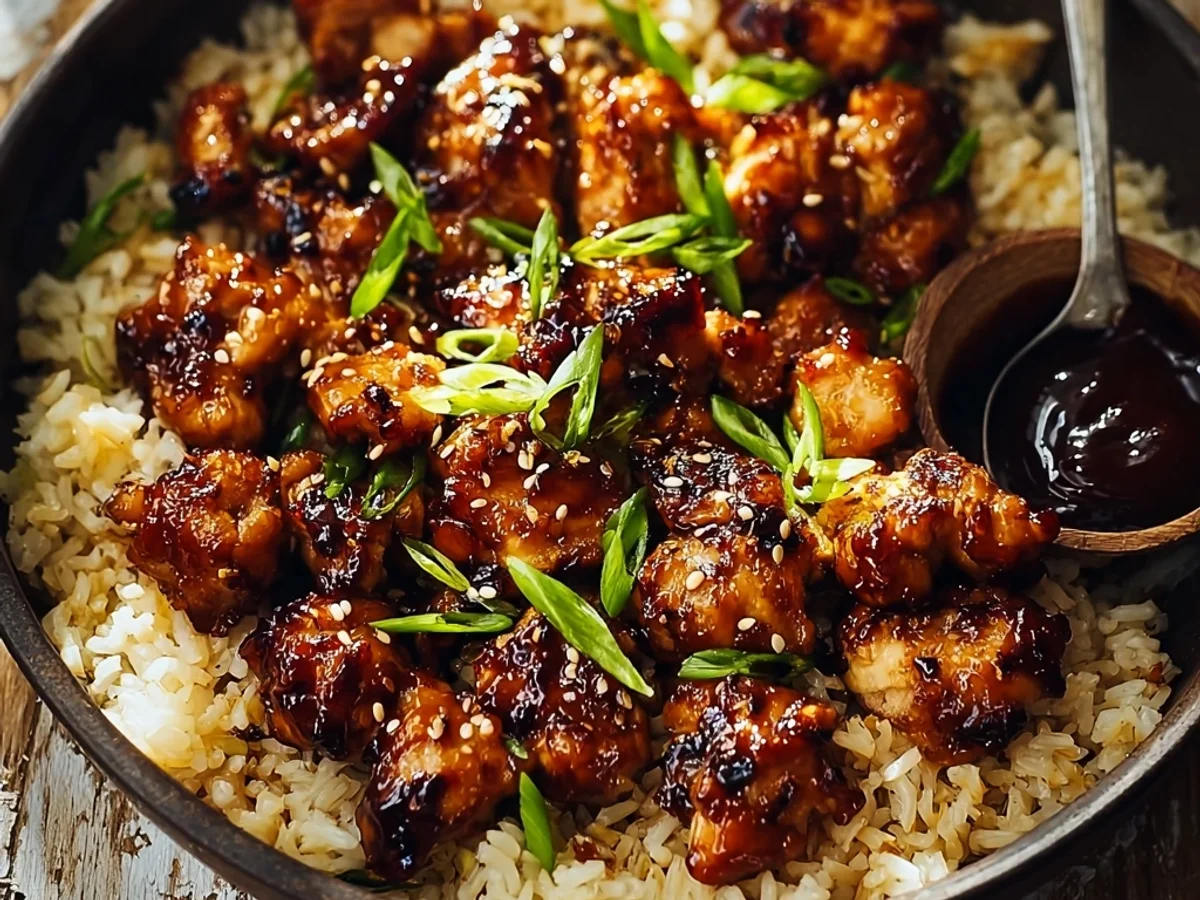 Honey BBQ Chicken Rice: Skillet Comfort Meal - Image 1