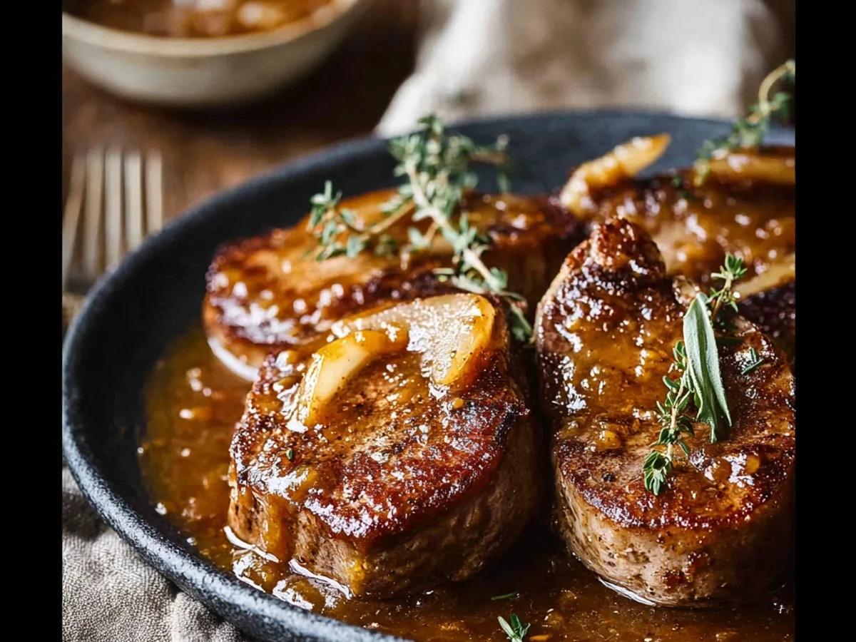 Juicy Apple Butter Lamb Chops: Sweet & Savory Dinner - Image 2