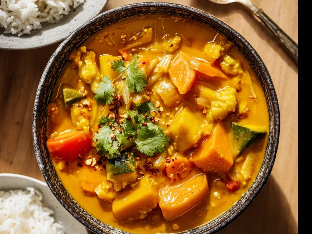 Kabocha Squash Red Curry: A Creamy Weeknight Comfort - Image 1
